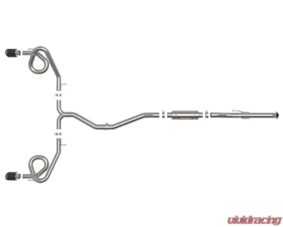 Takeda 2-1/2" to 3" 304 Stainless Steel Catback Exhaust System with Carbon Fiber Tip Acura Integra | Honda Civic Si L4-1.5L t 2022-2024 - 49-36630-C