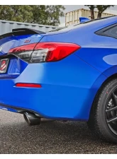 Takeda 2-1/2" to 3" 304 Stainless Steel Catback Exhaust System with Carbon Fiber Tip Acura Integra | Honda Civic Si L4-1.5L t 2022-2024                                     - 49-36630-C - Image 3
