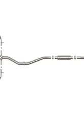 Takeda 2-1/2" to 3" 304 Stainless Steel Catback Exhaust System with Polished Tip Acura Integra | Honda Civic Si L4-1.5L t 2022-2024                                     - 49-36630-P - Image 2