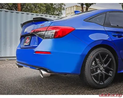 Takeda 2-1/2" to 3" 304 Stainless Steel Catback Exhaust System with Polished Tip Acura Integra | Honda Civic Si L4-1.5L t 2022-2024 - 49-36630-P