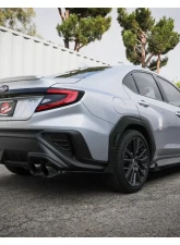 Takeda 3" to 2-1/2" 304 Stainless Steel Catback Exhaust System w/ Black Tips Subaru WRX 2022+                                     - 49-36809-B - Image 3
