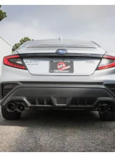 Takeda 3" to 2-1/2" 304 Stainless Steel Catback Exhaust System w/ Black Tips Subaru WRX 2022+                                     - 49-36809-B - Image 4