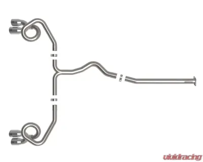Takeda 3" to 2-1/2" 304 Stainless Steel Catback Exhaust System w/ Polished Tips Subaru WRX 2022+ - 49-36809-P
