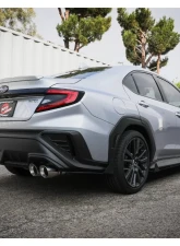 Takeda 3" to 2-1/2" 304 Stainless Steel Catback Exhaust System w/ Polished Tips Subaru WRX 2022+                                     - 49-36809-P - Image 3