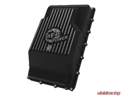 aFe Power Pro Series Transmission Pan Black w/ Machined Fins Ford Trucks & SUVs 10R60 | 10R80 2017-2023 - 46-71330B