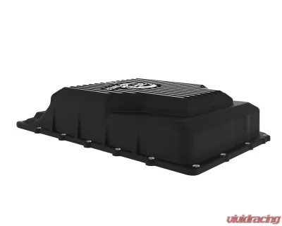 aFe Power Pro Series Transmission Pan Black w/ Machined Fins Ford Trucks & SUVs 10R60 | 10R80 2017-2023 - 46-71330B