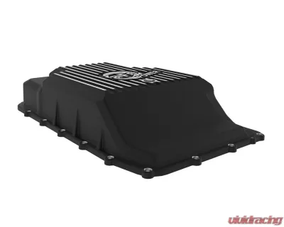 aFe Power Pro Series Transmission Pan Black w/ Machined Fins Ford Trucks & SUVs 10R60 | 10R80 2017-2023 - 46-71330B