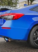 Takeda 2-1/2" to 3" 304 Stainless Steel Catback Exhaust System with Blue Flame Tip Acura Integra | Honda Civic Si L4-1.5L t 2022-2024                                     - 49-36630-L - Image 4