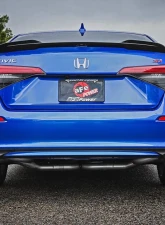 Takeda 2-1/2" to 3" 304 Stainless Steel Catback Exhaust System with Blue Flame Tip Acura Integra | Honda Civic Si L4-1.5L t 2022-2024                                     - 49-36630-L - Image 5