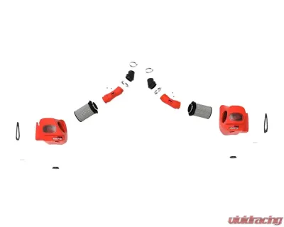 aFe Power Momentum GT Red Edition Cold Air Intake System for Lexus LX600, Toyota Land Cruiser J300 V6 3.4L 2022-2023 - 50-70091DR