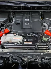 aFe Power Momentum GT Red Edition Cold Air Intake System for Lexus LX600, Toyota Land Cruiser J300 V6 3.4L 2022-2023                                     - 50-70091DR - Image 8