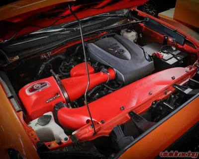 aFe Power Momentum GT Red Edition Cold Air Intake System w/ Pro Dry S Filter Toyota Tacoma V6 3.5L 2016-2023 - 51-76005-R