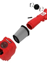 aFe Power Momentum GT Red Edition Cold Air Intake System w/ Pro Dry S Filter Jeep Wrangler JL | Gladiator V6 3.6L 2018-2023                                     - 51-76217-R - Image 2