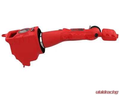 aFe Power Momentum GT Red Edition Cold Air Intake System w/ Pro Dry S Filter Jeep Wrangler JL | Gladiator V6 3.6L 2018-2023 - 51-76217-R