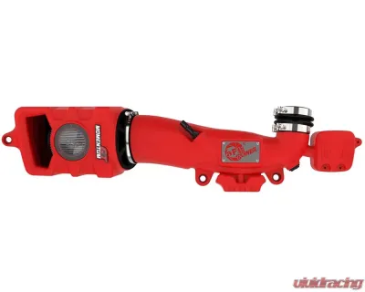 aFe Power Momentum GT Red Edition Cold Air Intake System w/ Pro Dry S Filter Jeep Wrangler JL | Gladiator V6 3.6L 2018-2023 - 51-76217-R