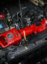 aFe Power Momentum GT Red Edition Cold Air Intake System w/ Pro Dry S Filter Jeep Wrangler JL | Gladiator V6 3.6L 2018-2023                                     - 51-76217-R - Image 7