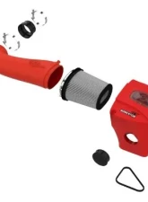 aFe Power Momentum GT Red Edition Cold Air Intake System w/ Pro DRY S Filter Dodge Challenger|Charger R 2011-2023                                     - 51-72202-R - Image 4