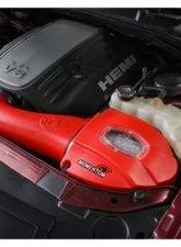 aFe Power Momentum GT Red Edition Cold Air Intake System w/ Pro DRY S Filter Dodge Challenger|Charger R 2011-2023                                     - 51-72202-R - Image 5