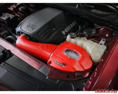 aFe Power Momentum GT Red Edition Cold Air Intake System w/ Pro DRY S Filter Dodge Challenger|Charger R 2011-2023 - 51-72202-R
