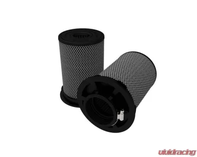AFE Magnum FLOW Black Pro 5R Air Filter (Pair) 3" F x 5-1/2" B x 5-1/4" T (Inverted) x 8" H (Pair) - 20-91203KM