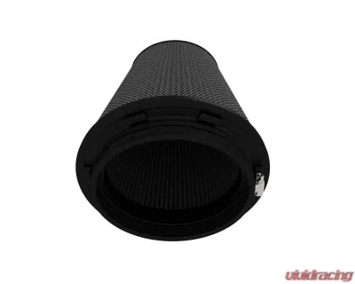 AFE Magnum FLOW Black Pro 5R Air Filter (6.75x5)" F x (9.25x7.5)" B x (7.75x6)" T x 18" H - 24-90202K