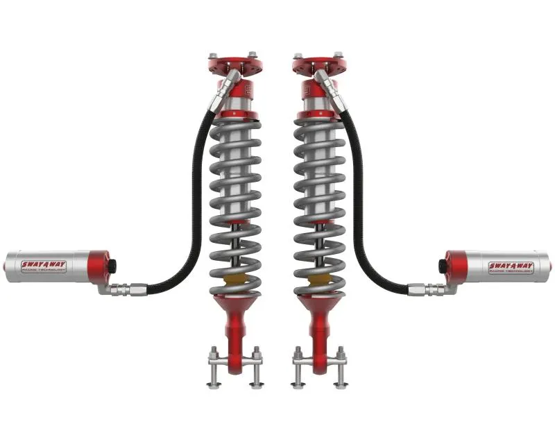 aFe Power Sway-A-Way 2.5 Front Remote Reservoir Coilover Kit with Compression Adjusters Ford Bronco Gas L4-2.3L t | V6-2.7L tt EcoBoost 2021-2024 - 301-5600-17-CA