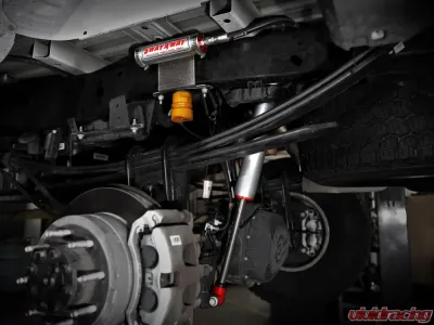 aFe Control Sway-A-Way 2.5 Rear Shock Kit w/ Remote Reservoirs for 4-6" Lifts Ford F-250 | F-350 Super Duty 4WD 2017-2023 - 302-0056-12