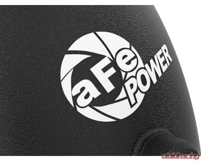 aFe Power BladeRunner 3-1/2" Black Aluminum Cold Charge Pipe GM Diesel Trucks V8-6.6L td L5P 2020-2023 - 46-20449-B
