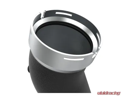 aFe Power BladeRunner 3-1/2" Black Aluminum Cold Charge Pipe GM Diesel Trucks V8-6.6L td L5P 2020-2023 - 46-20449-B