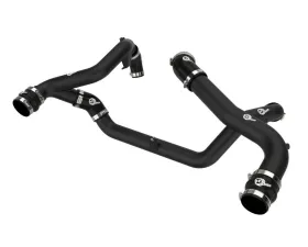 aFe Power BladeRunner Aluminum Hot and Cold Charge Pipe Kit (Black) Ford Explorer/ST | Lincoln Aviator EcoBoost V6-3.0L (tt) 2022-2024