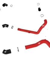 aFe Power BladeRunner Aluminum Hot and Cold Charge Pipe Kit (Red) Ford Explorer/ST | Lincoln Aviator EcoBoost V6-3.0L (tt) 2022-2024                                     - 46-20674-R - Image 2