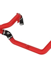 aFe Power BladeRunner 2.25" Aluminum Hot Charge Pipe (Red) Ford Explorer/ST | Lincoln Aviator EcoBoost V6-3.0L (tt) 2022-2024                                     - 46-20678-R - Image 6