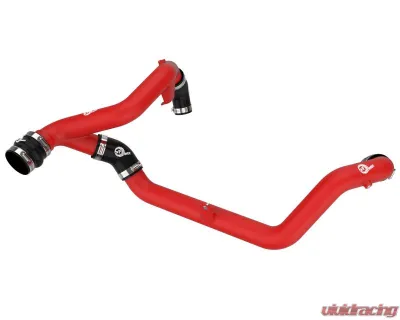 aFe Power BladeRunner 2.25" Aluminum Hot Charge Pipe (Red) Ford Explorer/ST | Lincoln Aviator EcoBoost V6-3.0L (tt) 2022-2024 - 46-20678-R