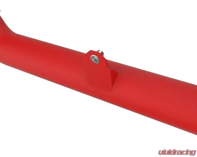 aFe Power BladeRunner 2.25" Aluminum Hot Charge Pipe (Red) Ford Explorer/ST | Lincoln Aviator EcoBoost V6-3.0L (tt) 2022-2024 - 46-20678-R