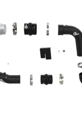 aFe Power BladeRunner Black Aluminum Hot and Cold Charge Pipe Kit Ford Diesel Trucks V8-6.7L td High Output 2023-2024                                     - 46-20684-B - Image 3