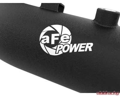 aFe Power BladeRunner Black Aluminum Hot and Cold Charge Pipe Kit Ford Diesel Trucks V8-6.7L td High Output 2023-2024 - 46-20684-B