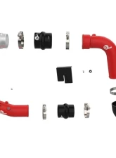 aFe Power BladeRunner Red Aluminum Hot and Cold Charge Pipe Kit Ford Diesel Trucks V8-6.7L td High Output 2023-2024                                     - 46-20684-R - Image 3