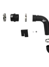 aFe Power BladeRunner 3" Black Aluminum Cold Charge Pipe Ford Diesel Trucks V8-6.7L td High Output 2023-2024                                     - 46-20689-B - Image 3