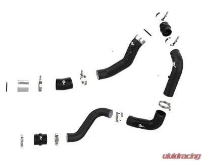 aFe Power BladeRunner 3" & 3-1/2" Aluminum Hot and Cold Charge Pipe Kit GM Diesel Trucks V8-6.6L td L5P 2024 - 46-20704-B