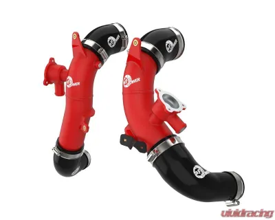 aFe Power Red BladeRunner 2-1/2" Aluminum Hot Charge Pipe Toyota Sequoia V6-3.4L tt Hybrid 2023-2024 - 46-20718-R
