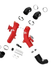 aFe Power Red BladeRunner 2-1/2" Aluminum Hot Charge Pipe Toyota Sequoia V6-3.4L tt Hybrid 2023-2024                                     - 46-20718-R - Image 3