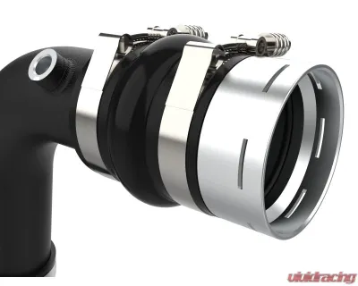 aFe Power Black BladeRunner Aluminum Hot and Cold Charge Pipe Kit Ford Diesel Trucks V8-6.7L td 2023-2024 - 46-20734-B