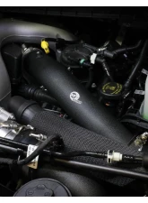 aFe Power Black BladeRunner 3" Aluminum Hot Charge Pipe Ford Diesel Trucks V8-6.7L td 2023-2024                                     - 46-20738-B - Image 2