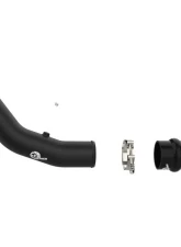 aFe Power Black BladeRunner 3" Aluminum Hot Charge Pipe Ford Diesel Trucks V8-6.7L td 2023-2024                                     - 46-20738-B - Image 3