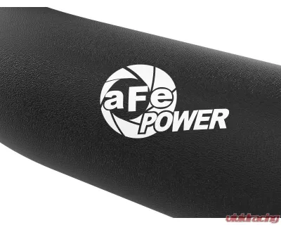 aFe Power Black BladeRunner 3" Aluminum Hot Charge Pipe Ford Diesel Trucks V8-6.7L td 2023-2024 - 46-20738-B