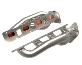 aFe Power Twisted Steel 304 Stainless Steel Short Tube Header with Titanium Ceramic Coat Finish Ram 1500 TRX V8-6.2L sc 2021-2024