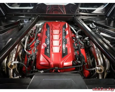 AFE Power Twisted Steel 304 Stainless Steel Long Tube Header for Chevrolet Corvette C8 V8 2020-2024 - 48-34148