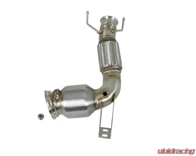 aFe Power 3 to 2-3/4 " 304 Stainless Steel with Cat Twisted Steel Down Pipe BMW | Mini Cooper S L4-2.0L t B46 2015-2019 - 48-36322-HC
