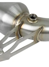 aFe Power 3 to 2-3/4 " 304 Stainless Steel with Cat Twisted Steel Down Pipe BMW | Mini Cooper S L4-2.0L t B46 2015-2019                                     - 48-36322-HC - Image 4