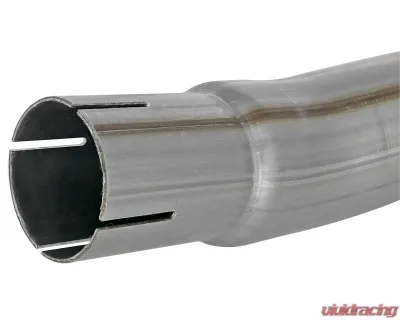 aFe Power Twisted Steel 2-1/2" 409 Stainless Steel Loop-Race Downpipe Jeep Wrangler JL | Gladiator JT 2018-2024 - 48-48024